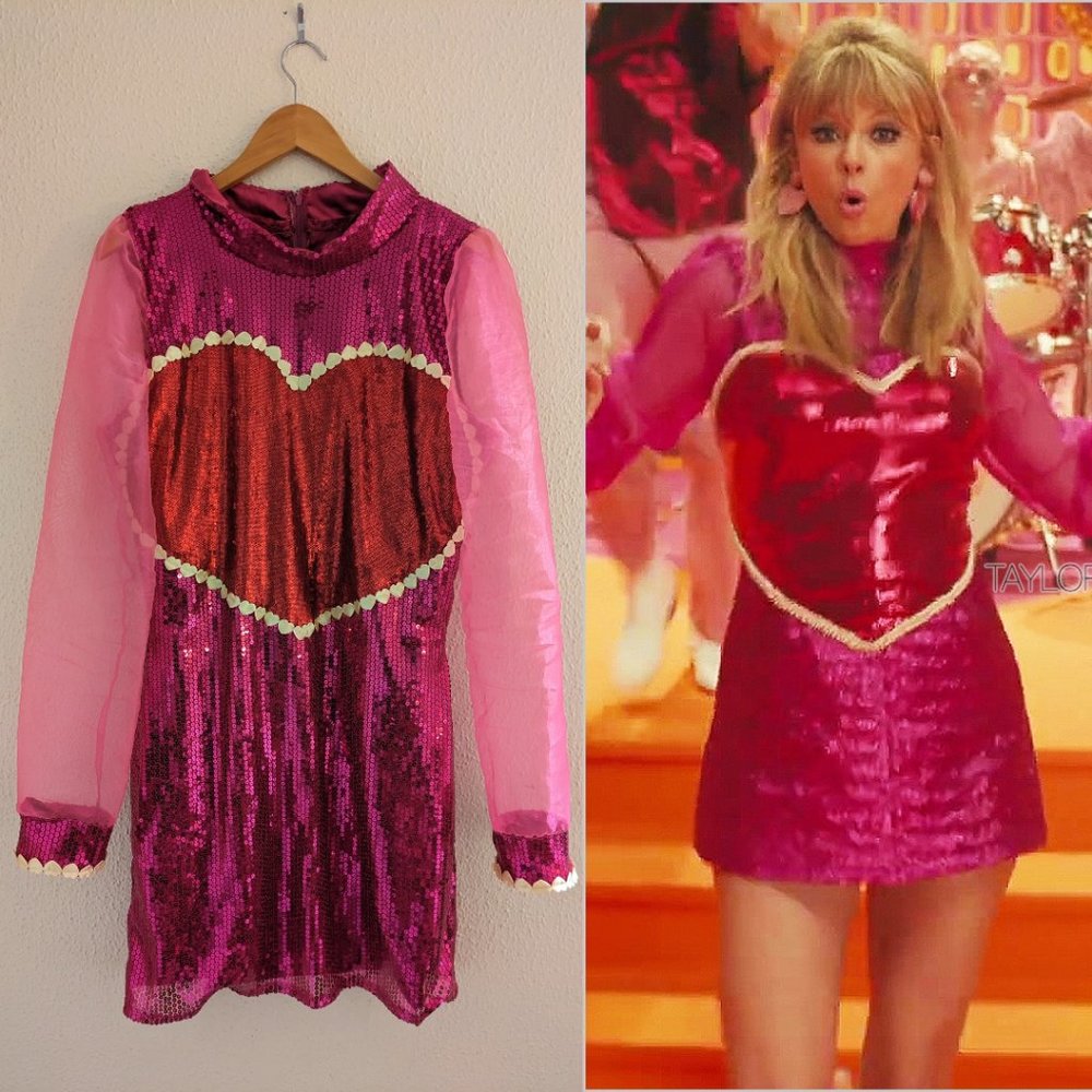 Taylor Swift "ME!" music video heart dress size 10